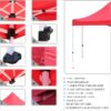 Toldo Rojo 3x3 Americano (Automatico) - Imagen 3