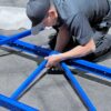 Rack Industrial Metálico AZUL 200x200x60 Heavy Duty - Imagen 5