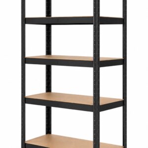 Estante Metálico Negro 1.80 x 90 x 40