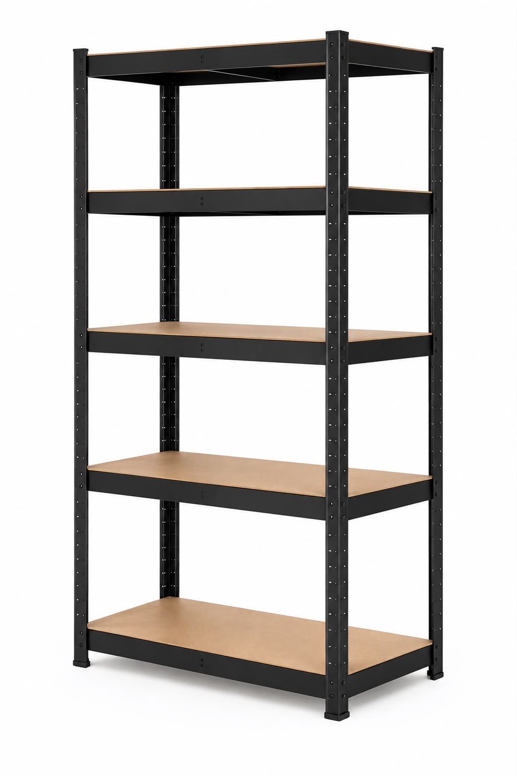 Estante Metálico Negro 1.80 x 90 x 40