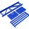 Rack Industrial Metálico AZUL 200x200x60 Heavy Duty - Imagen 3