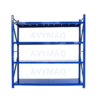 Rack Industrial Metálico AZUL 200x200x60 Heavy Duty - Imagen 2