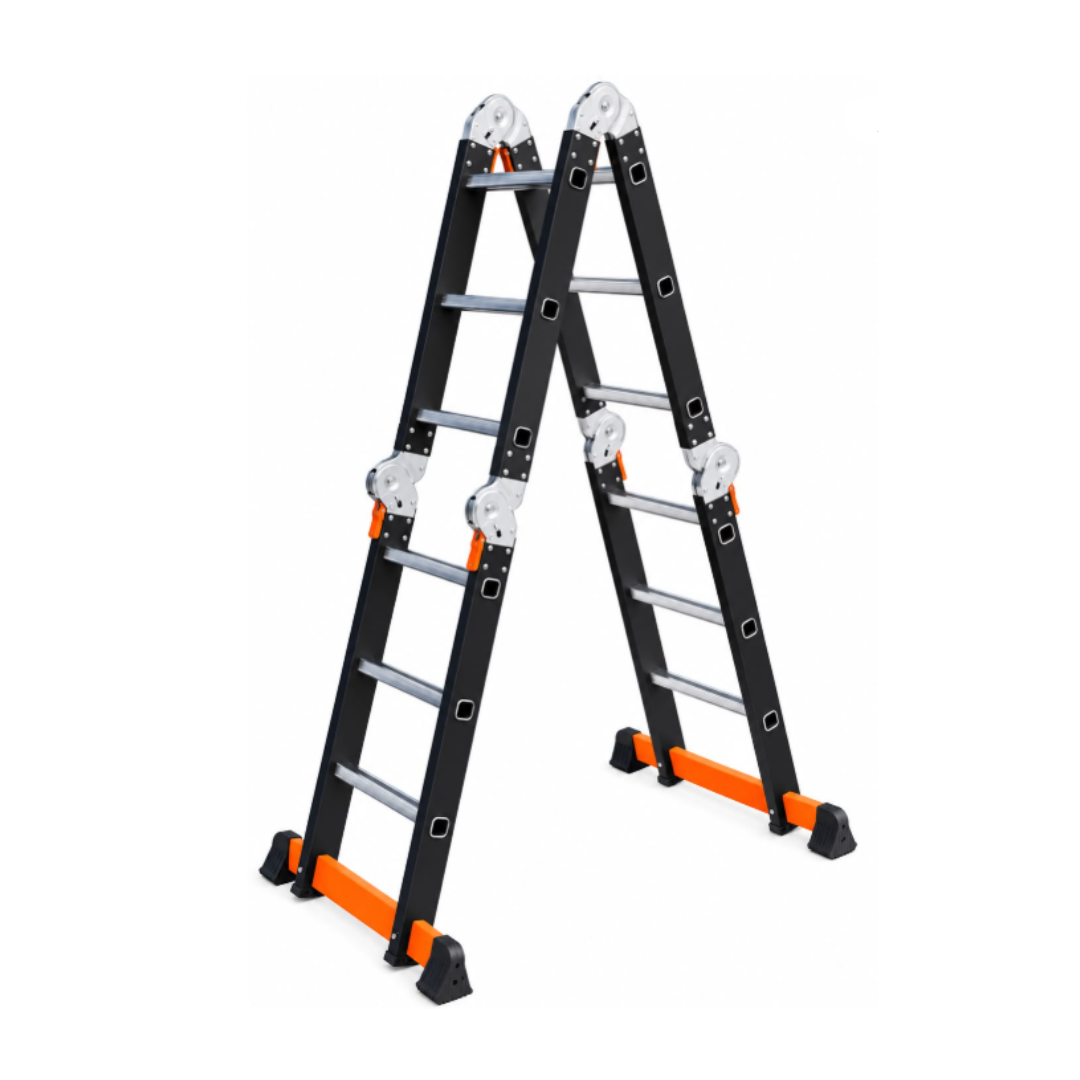 Escalera Multifuncional Plegable 3,42 Metros – 12 Peldaños